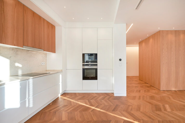 The refurbishment process allows apartments to be transformed, creating new and modern designs.